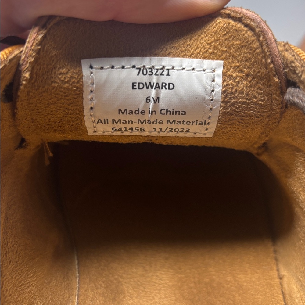 Restoration Boys Edward Brown Leather Dress Shoes Edward 6 M - Picture 8 of 8